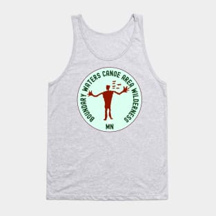 BWCA Pictograph Boundary Waters Canoe Area Wilderness Tank Top